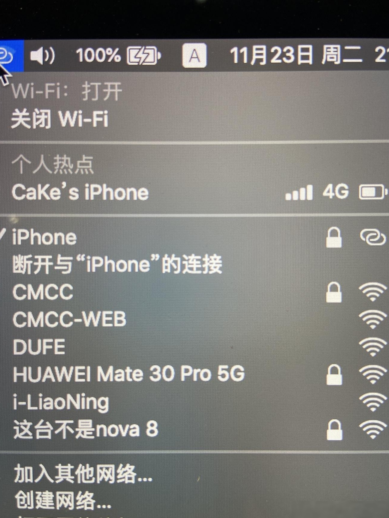 MacBook连不上个人热点？