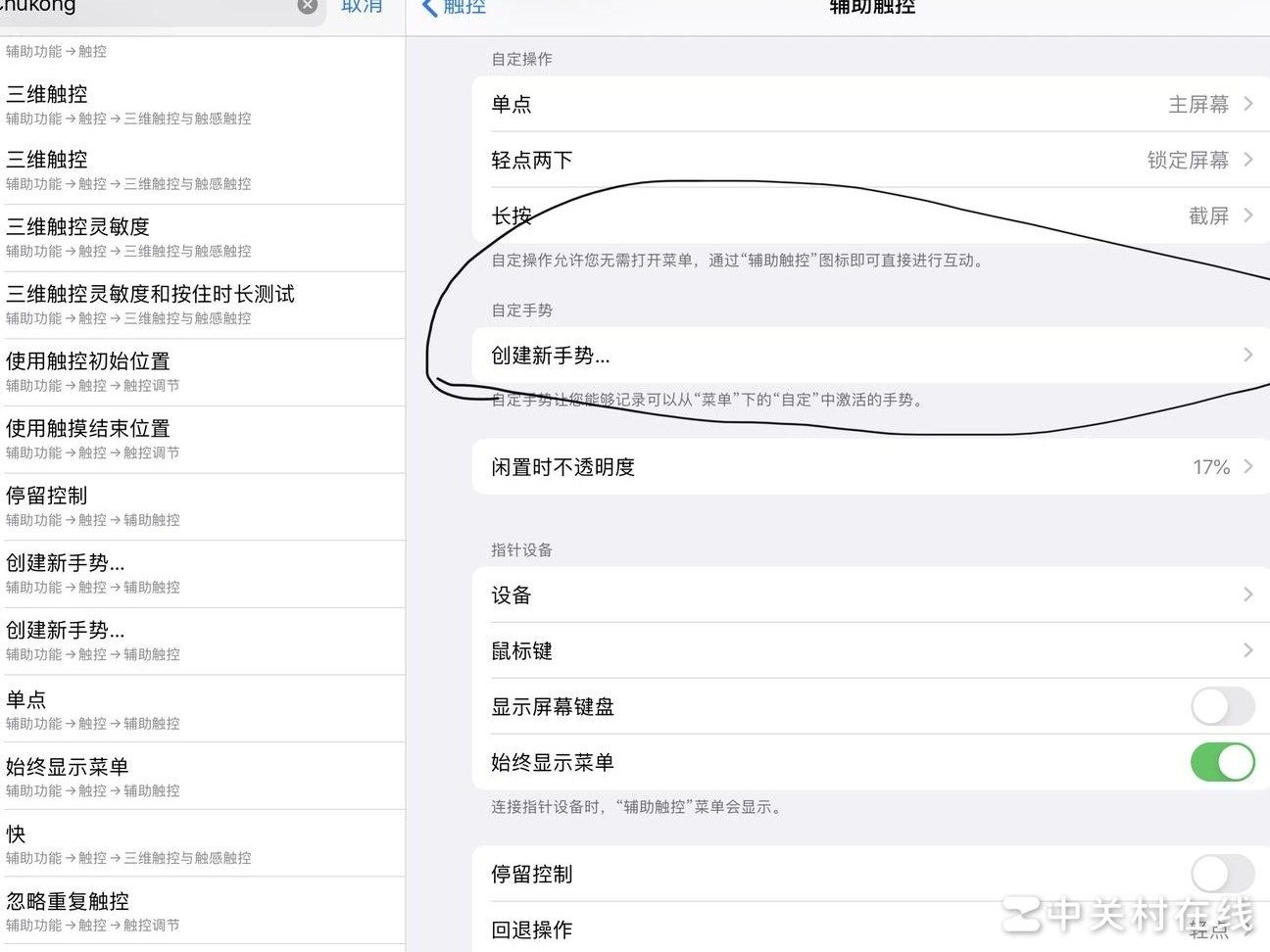 iPad自定义手势使用指南