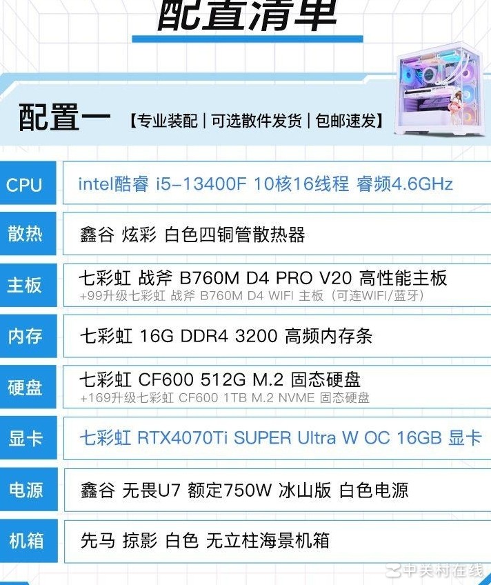 7700元电脑配置值吗