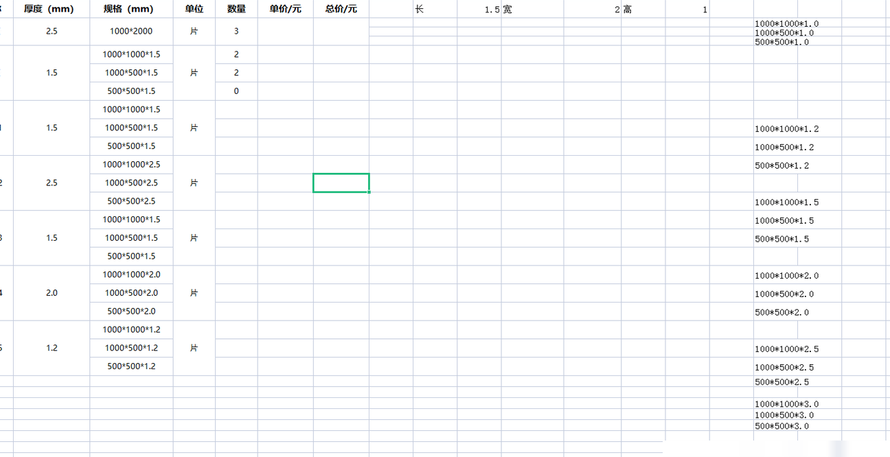Excel条件隐藏单元格