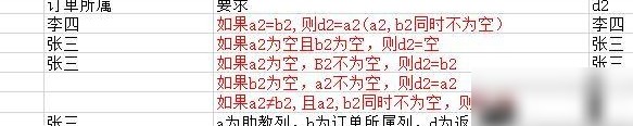 表格条件转公式的写法