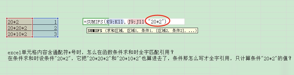 Excel通配符*全字匹配技巧