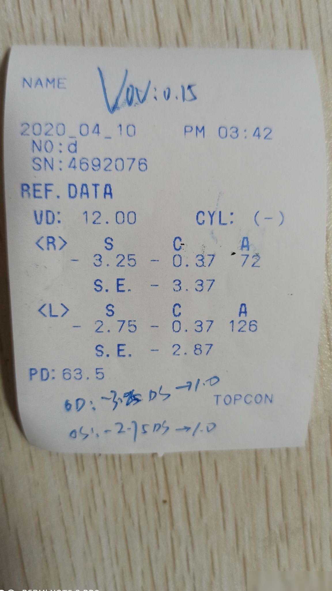 验光单解读指南