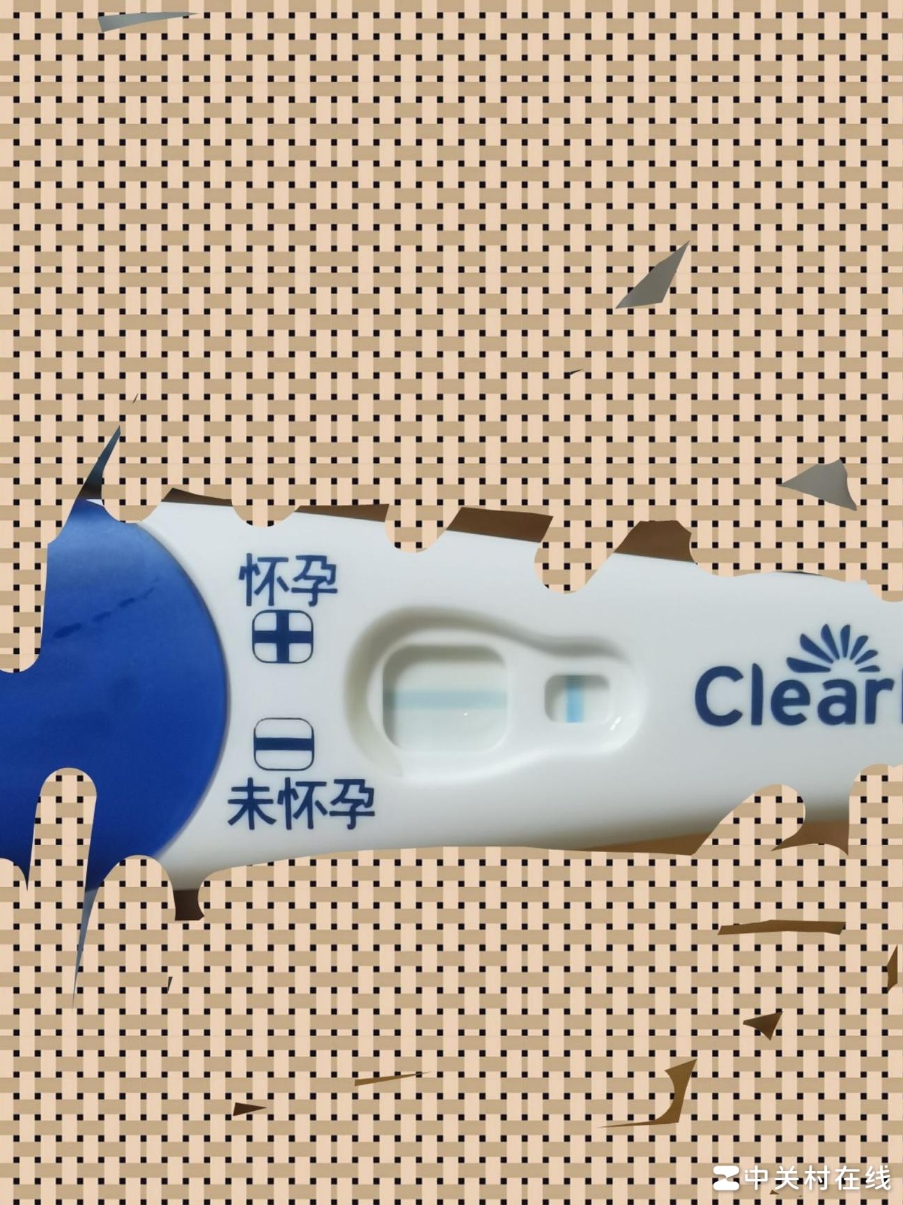 可丽蓝早阴晚现淡线，是怀孕吗？