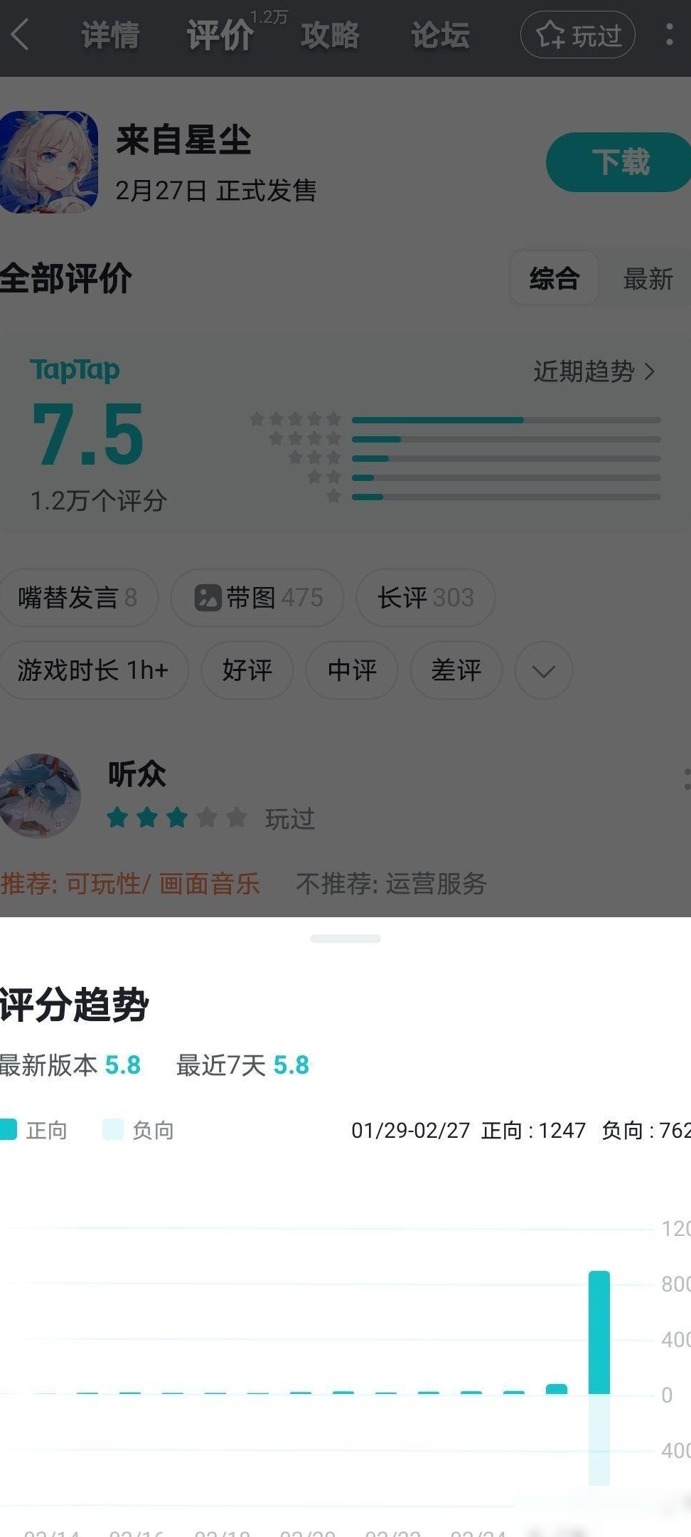 来自星尘风评反转真相
