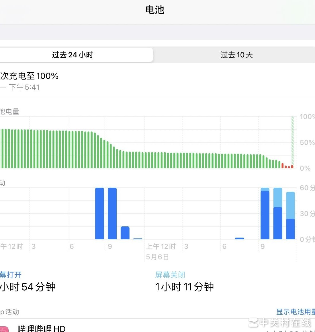 iPad OS14.4.2看B站耗电快吗