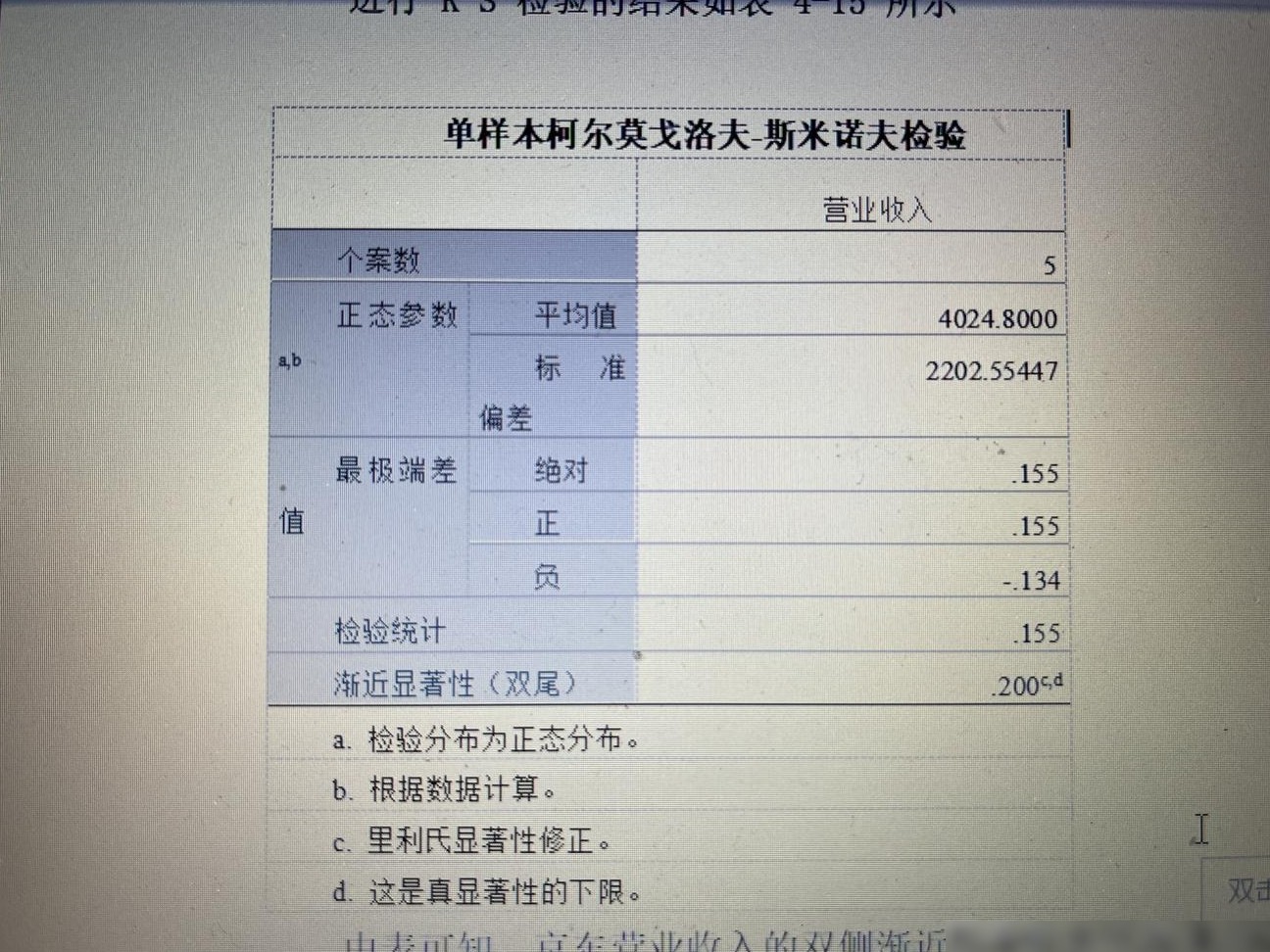 K-S检验结果解读