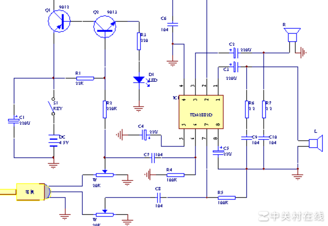 有源功放电路结构解析
