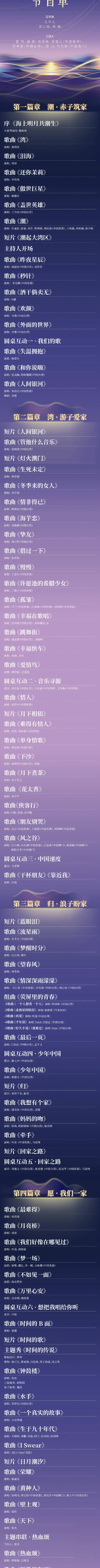 2026湾区升明月晚会亮点