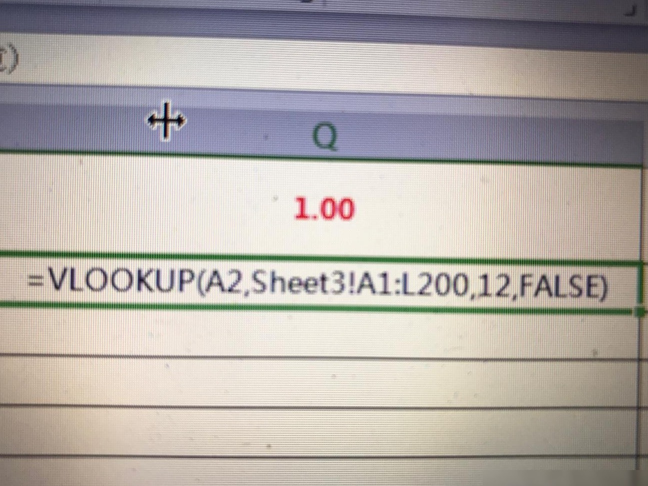 VLOOKUP不显示内容原因