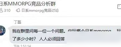 丁磊质问员工玩日系MMO？