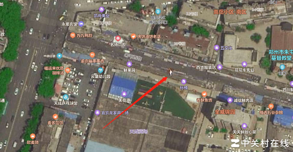 卫星地图现奇怪现象