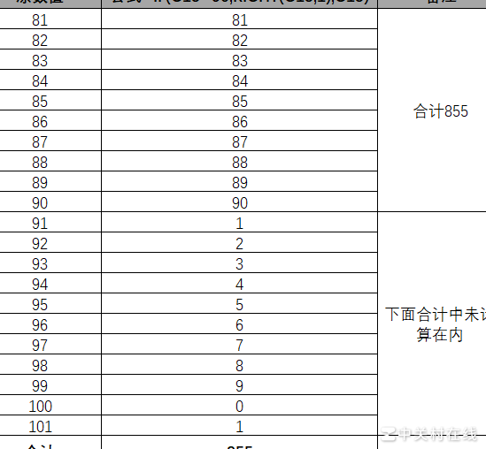 Excel函数嵌套求和问题