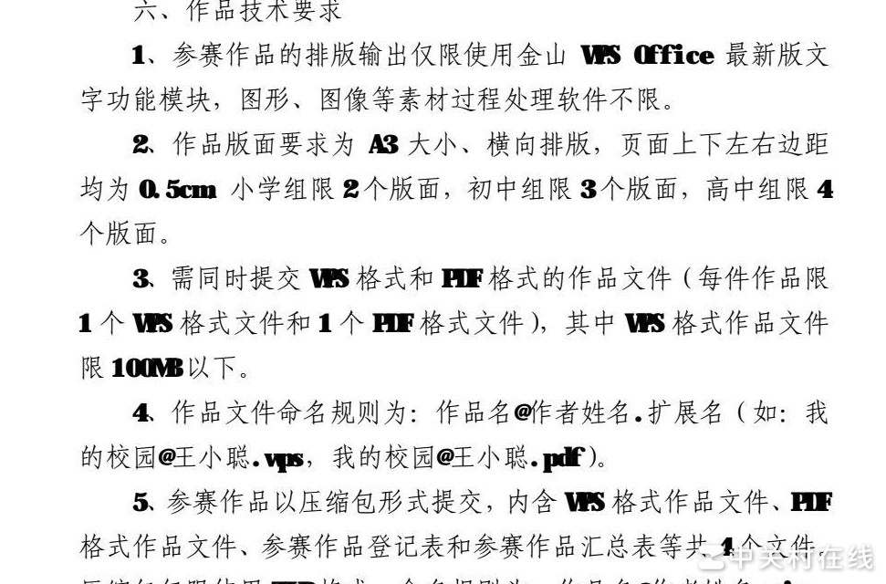 电子版报要求是什么？