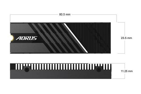 AORUS Gen4 7300 SSD棺˳ٶ 쭵7.3GB/s