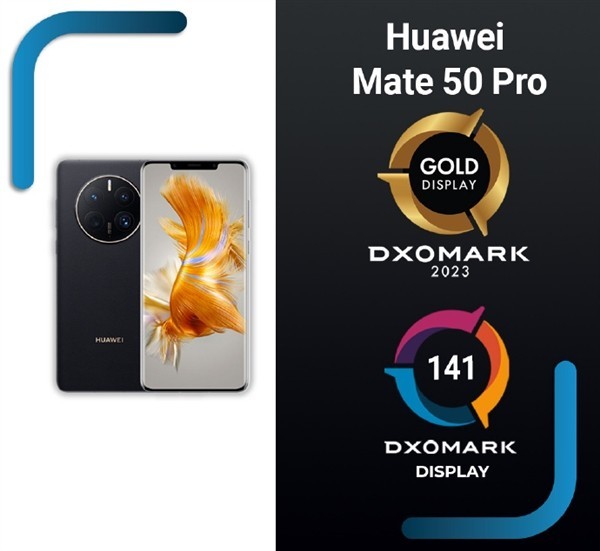 超越苹果！DXO公布华为Mate50 Pro屏幕成绩