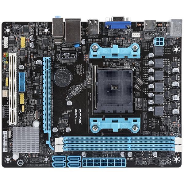 昂达a68p 全固版 fm2/fm2  vga/hdmi pci*1接口 a58p 升级