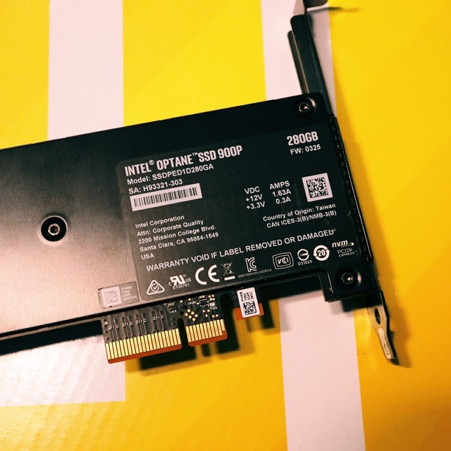 地表最强消费级ssdintel傲腾900p