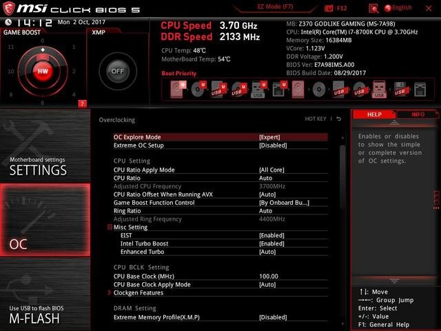 怒超 5.3G，i7-8700K + 微星 Z370 GODLIKE GAMING 装机超频小测
