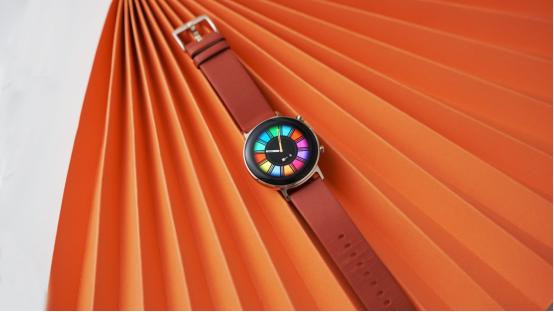 华为watch gt2栗木红