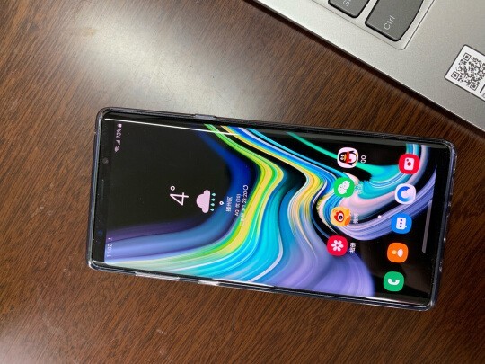 体验顶级的屏幕 三星 galaxy note9