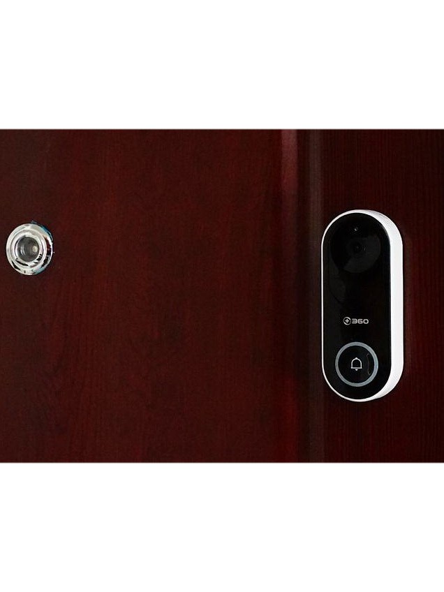 注意门前安全看好家360可视门铃d819分享