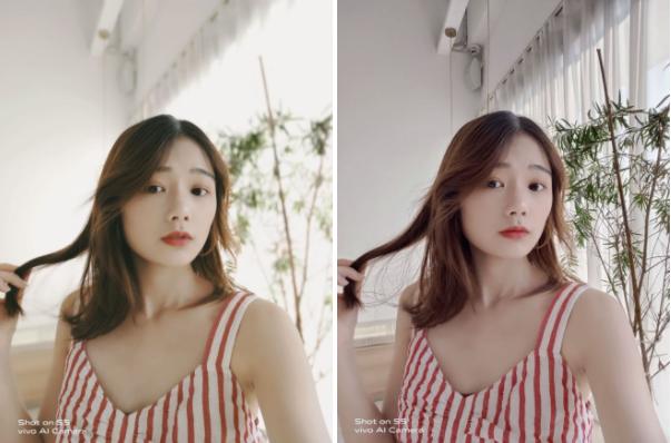 美颜相机还能这么玩?vivo s5小姐姐自拍样张