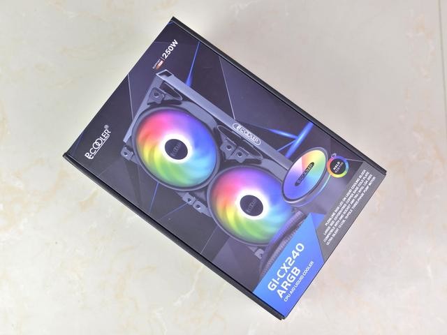 全面屏ARGB灯效让整机更酷炫,超频三凌镜GI-CX240水冷散热器体验