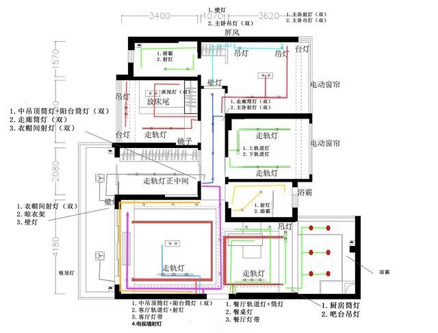 近萬字乾貨——搞定無主燈光,開關插座,水電佈局