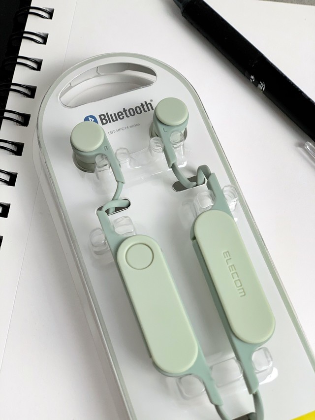 100块弄了条健身用的elecom运动耳机
