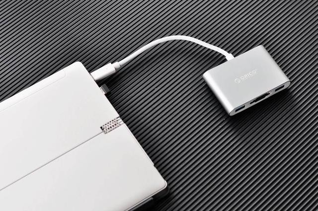 拯救轻薄笔记本接口,奥睿科(ORICO)Type-c转VGA+USB五合一扩展坞
