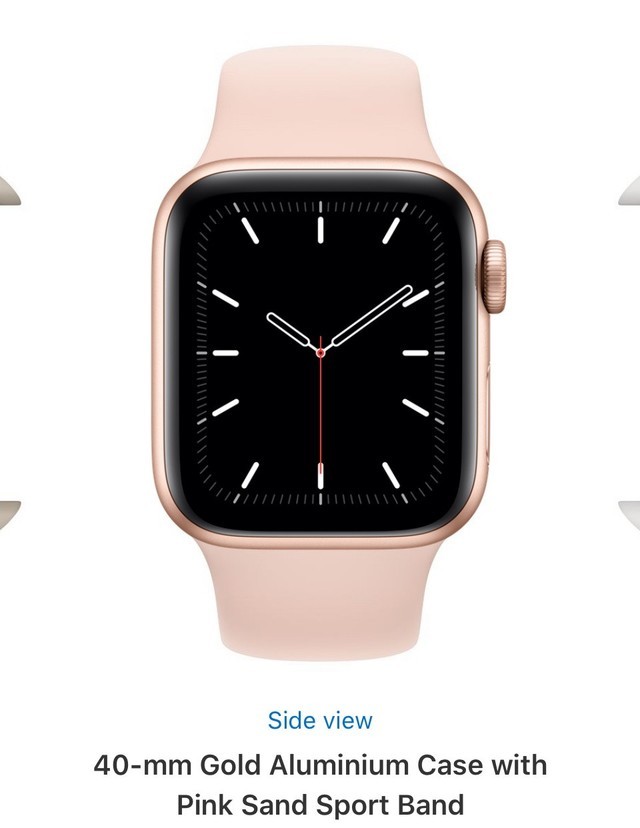 澳洲苹果店入的苹果手表series5玫瑰金