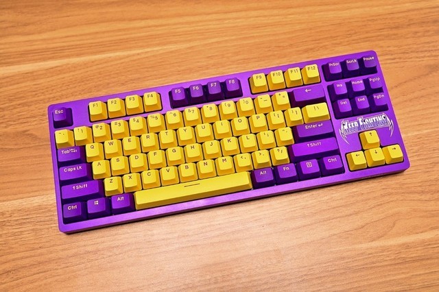达尔优a87dareu紫金轴键盘图赏