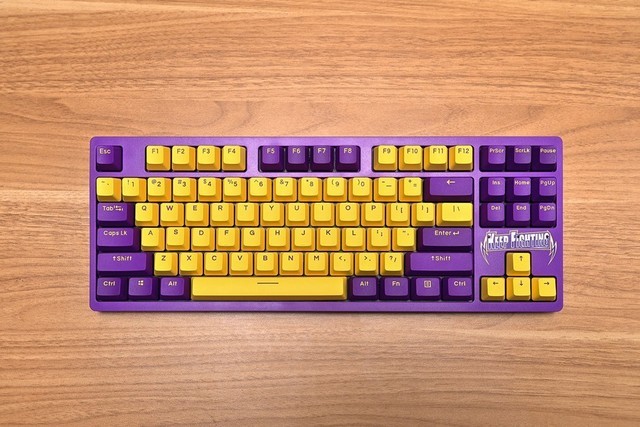 紫金轴带来优质手感a87dareu定制轴键盘