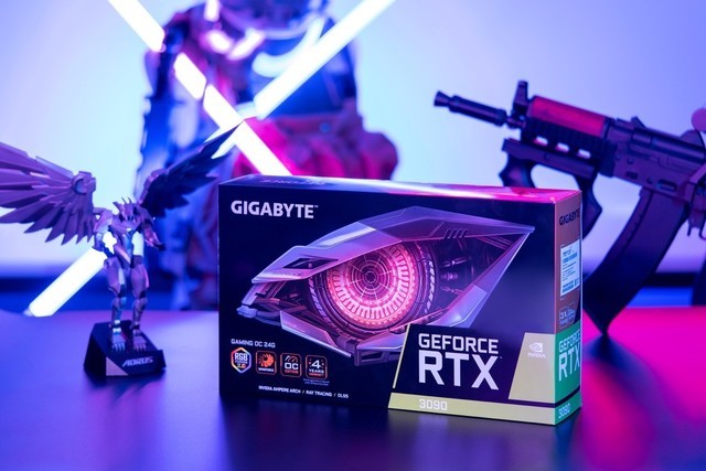 性能凶悍,技嘉RTX3090 24G魔鹰测试成绩曝光