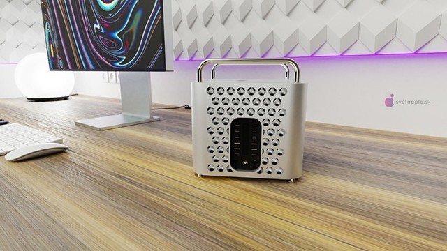 Mac Pro 2021概念渲染图曝光,依然刨丝器设计,搭载苹果自研处理器