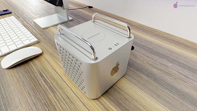 Mac Pro 2021概念渲染图曝光,依然刨丝器设计,搭载苹果自研处理器