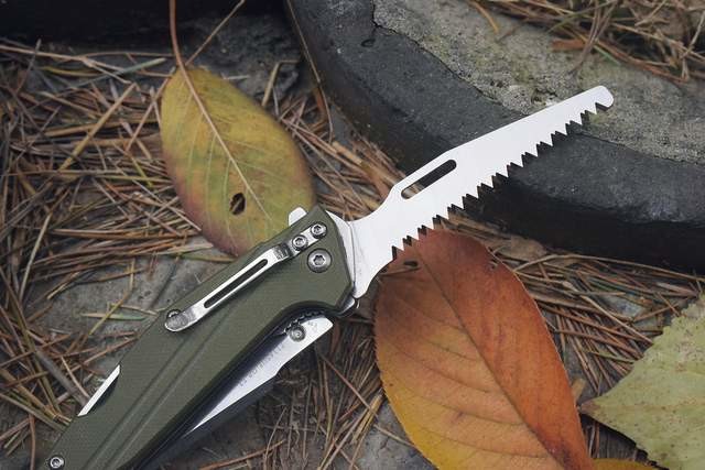 精悍实用之物,三刃木7116多功能折叠刀赏评