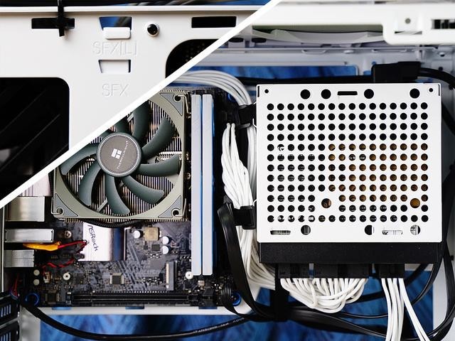 i5+B460+2060S攒ITX主机,蓝天白云般的配色,充满了夏天的气息