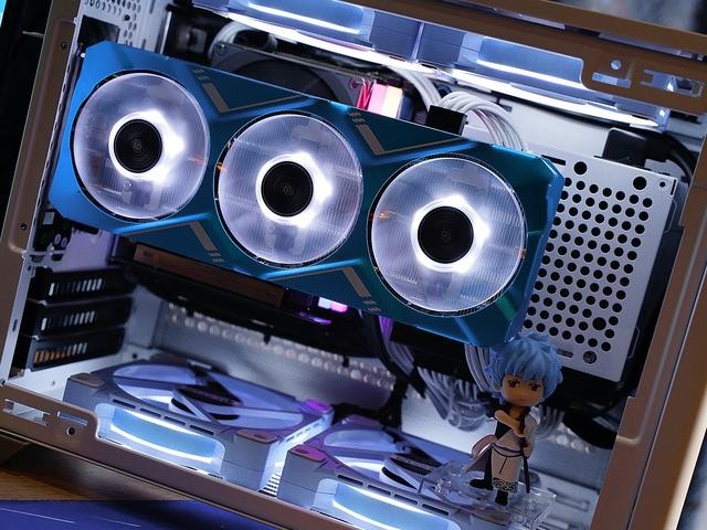 i5+B460+2060S攒ITX主机,蓝天白云般的配色,充满了夏天的气息