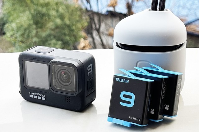 想爽玩GoPro9?试试泰迅AllinBox收纳式充电盒套装
