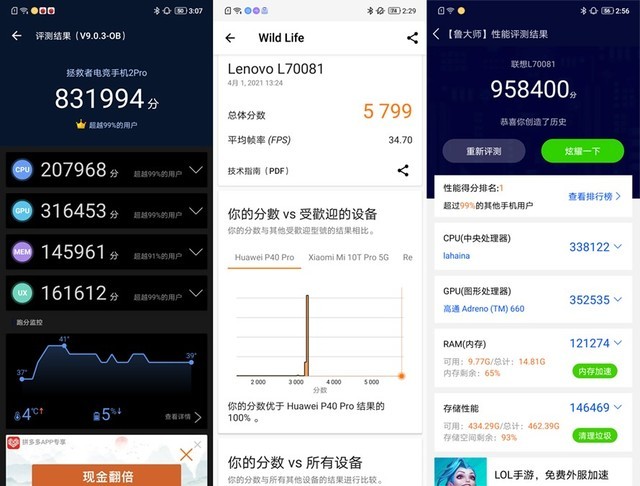 高温888也有舒适游戏体验 联想拯救者游戏手机2 Pro评测