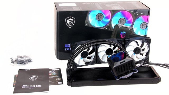 能过73℃算我输!这就是微星MPG CORELIQUID K360水冷散热器