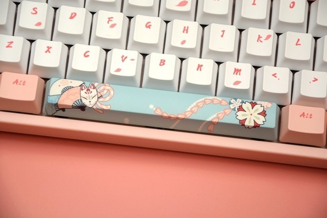 女神节就送她一把樱花键盘吧，ikbc樱花主题狐樱机械键盘开箱