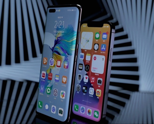 谁赢价格上,iphone 12是6299元起步,华为mate 40 pro是6999元起售