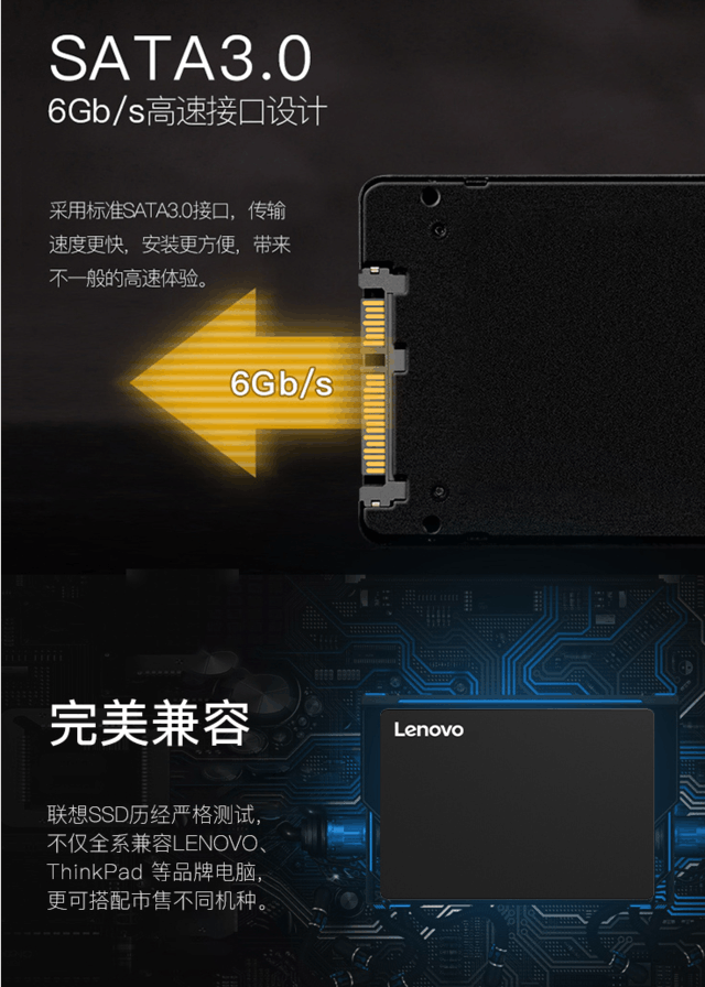 【手慢无】比U盘都便宜 联想480GB SSD仅售199元