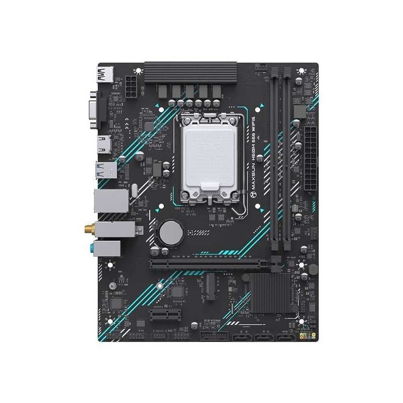 MAXSUN�����u�� H610 MS-H610M 666 WiFi6 ��ɫ